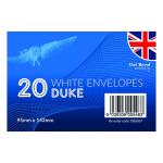 Duke Envelopes x 20 White (Pack of 24) OBS067 CM00548
