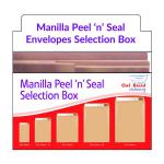 Manilla Peel n Seal Envelope Selection Box OBS166 CM04515