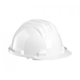 Climax Wheel Ratchet Safety Helmet White CMX21267