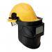Climax Helmet Mounted Welding Shield Yellow CX415AWS CMX21536
