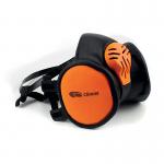 Climax Ffa1p3 Maintenance Free Half Mask Black/Orange CMX26987