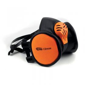 Climax Ffa1p3 Maintenance Free Half Mask Black/Orange CMX26987