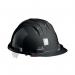 Climax Wheel Ratchet Safety Helmet Black CMX40542