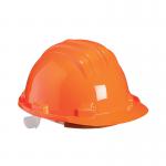 Climax Wheel Ratchet Safety Helmet Orange CMX40544