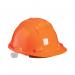 Climax Wheel Ratchet Safety Helmet Orange CX5RGOR CMX40544