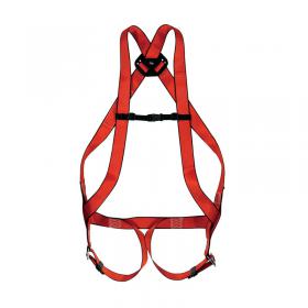 Climax Basic Fall Arrest Standard Safety Harness Red CMX40626