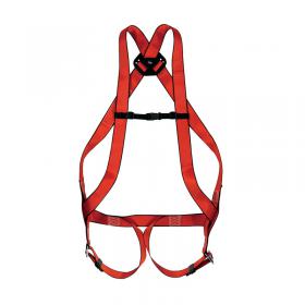 Climax Basic Fall Arrest Standard Safety Harness Red CXFA10 CMX40626