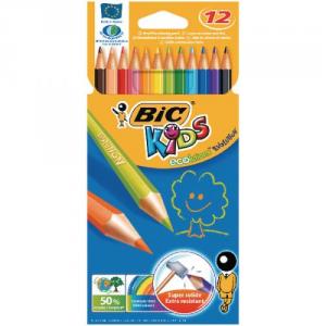 Bic Kids Evolution Ecolutions Colouring Pencils Assorted Pack of 12