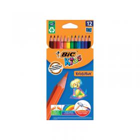 Bic Kids Evolution Ecolutions Colouring Pencils Assorted (12 Pack) 829029 CN06096