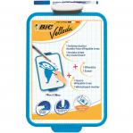 Bic Velleda Drywipe Board Blue 190x260mm (Portable and double sided with holes for hanging) 841360 CN218