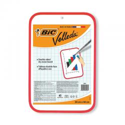 Bic Velleda Dry Wipe Board 300x440mm Red 230 812105 CN230