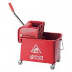 Mobile Mop Bucket and Wringer 20 Litre Red 101248 RD CNT00054