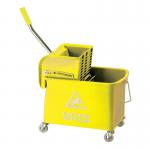 Mobile Mop Bucket and Wringer 20 Litre Yellow 101248 YLW CNT00055