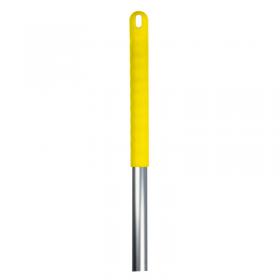 Hygiene Socket Mop Handle Anodised Aluminium Yellow 103131 YLW CNT00844