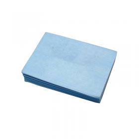 2Work Heavyweight All Purpose Cloth 500x350mm Blue (Pack of 25) CNT01319 CNT01319