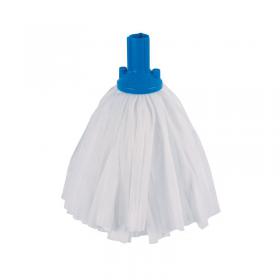 Exel Big White Mop Head Blue (Pack of 10) 102199B CNT03461
