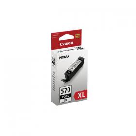 Canon PGI-570PGBK XL Inkjet Cartridge High Yield Pigment Black 0318C001 CO03282