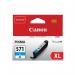 Canon CLI-571XL Inkjet Cartridge High Yield Cyan 0332C001 CO03285