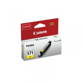 Canon CLI-571Y Inkjet Cartridge Yellow 0388C001 CO03297