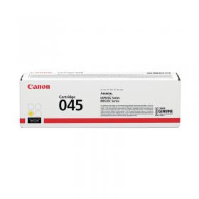 Canon 045Y Toner Cartridge Yellow 1239C002 CO07357