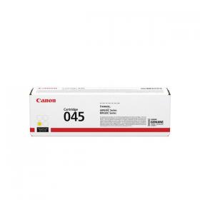 Canon 045Y Toner Cartridge Yellow 1239C002 CO07357