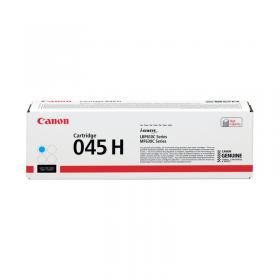 Canon 045H Toner Cartridge High Yield Cyan 1245C002 CO07375