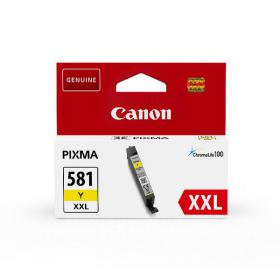 Canon CLI-581XXL Inkjet Cartridge Extra High Yield Yellow 1997C001 CO08695