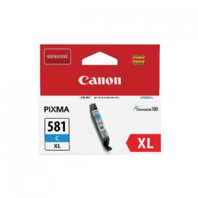 Canon CLI-581XL Inkjet Cartridge High Yield Cyan 2049C001 CO08701