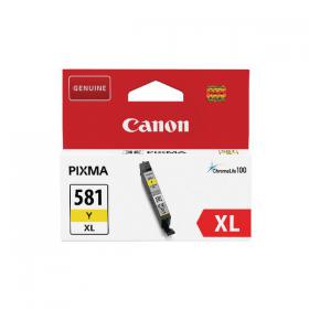 Canon CLI-581XL Inkjet Cartridge High Yield Yellow 2051C001 CO08703