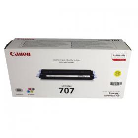 Canon 707Y Yellow Toner Cartridge 9421A004 CO27041