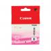 A photo of this Canon Ink Cartridges Canon CLI-8M Ink Cartridge Magenta 0622B001 CO27270 shows a small, rectangular cartridge with a bright magenta color. The front displays the Canon logo and ink level indicator. The back has a label with product information and a barcode. The packaging is sealed and ready for use.
