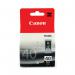 The image shows a black Canon PG-40BK ink cartridge with the product label Canon Fax Supplies & Accessories in the foreground. The background features other printer supplies and accessories from the same brand. The packaging is sleek and professional, with the Canon logo prominently displayed.