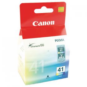 Canon CL-41 Inkjet Cartridge Tri-Colour Cyan/Magenta/Yellow 0617B001 CO27343