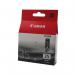 The image shows a black Canon PGI-35BK ink cartridge, identified by its product code 1509B001 CO39173, for Canon Fax Supplies & Accessories. The packaging is sleek and professional, with bold lettering and images of a printer and fax machine. The cartridge itself appears durable and compact, perfect for easy installation and use.