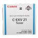 Canon C-EXV21 Cyan Toner Cartridge 0453B002