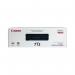 The image shows a stack of Canon ink cartridges and a black Canon 712 toner cartridge. The packaging features the brand logo and model numbers, with vibrant colors and clear text.