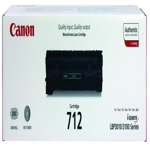 Canon 712 Black Toner Cartridge 1870b002 Co41764