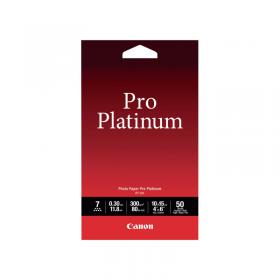Canon Pro Platinum Photo Paper 4x6 Inch (Pack of 50) 2768B014 CO57526