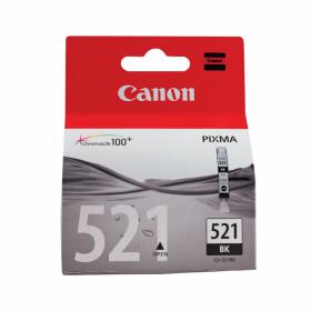 Canon CLI-521BK Ink Cartridge Black 2933B001 CO57747