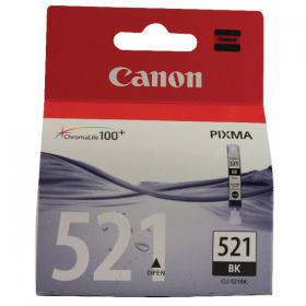 Canon CLI-521BK Inkjet Cartridge Black 2933B001 CO57747