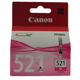 Canon CLI-521M Inkjet Cartridge Magenta 2935B001 CO57751