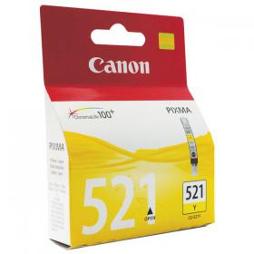 Canon CLI-521Y Inkjet Cartridge Yellow 2936B001 CO57753