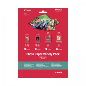 Canon Photo Paper Variety Pack and 10x15cm Pack of 20 0775B079 CO60010