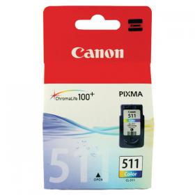 Canon CL-511 Inkjet Cartridge Tri-Colour Cyan/Magenta/Yellow 2972B001 CO61703