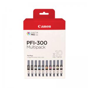 Click to view product details and reviews for Canon Pfi 300 Ink Cartridges Mbkcmypbkcogyrpcpm Multipack 4192c008.