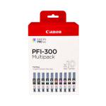 Canon PFI-300 Ink Cartridges Multipack Assorted (Pack of 10) 4192C008 CO66735