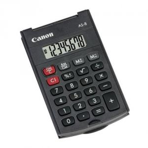 Photos - Calculator Canon AS-8 8 Digit Handheld  Black 4598B001 CO67361 