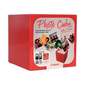 Canon Photo Cube PG-560CL-561 InkPP-201 5x5 Inch Glossy II Photo Paper