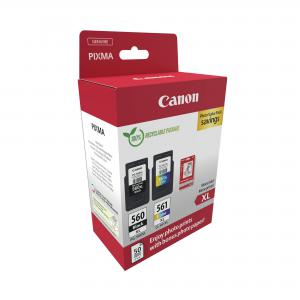 Canon CRG PG-560XLCL-561XL Inkjet Cartridges  4x6 Photo Paper 50
