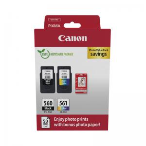 Canon PG-560CL-561 Inkjet Cartridge Photo Value Pack BlackColour